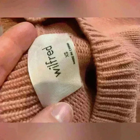 ARITZIA WILFRED ALPS  SWEATER VEST (DUSTY CLAY PINK) - Picture 4 of 7